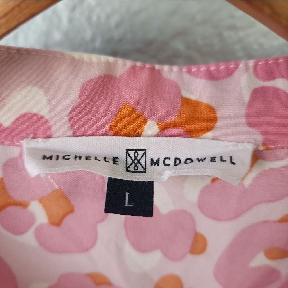 Michelle McDowell Pink/Orange Flowy Tiered Dress…. - Picture 5 of 12